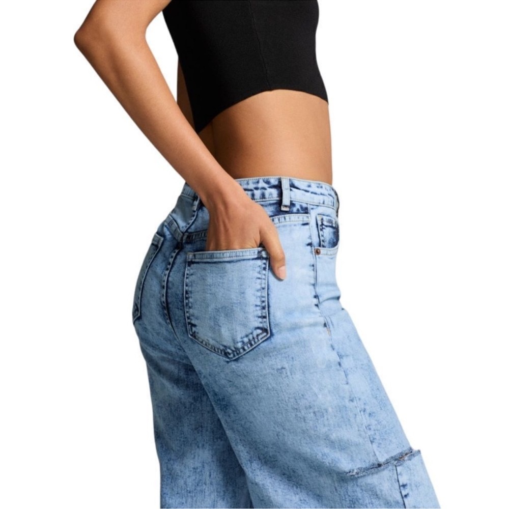 Gabrielle Union High Rise Ripped Jeans Size 12 - Picture 3 of 13